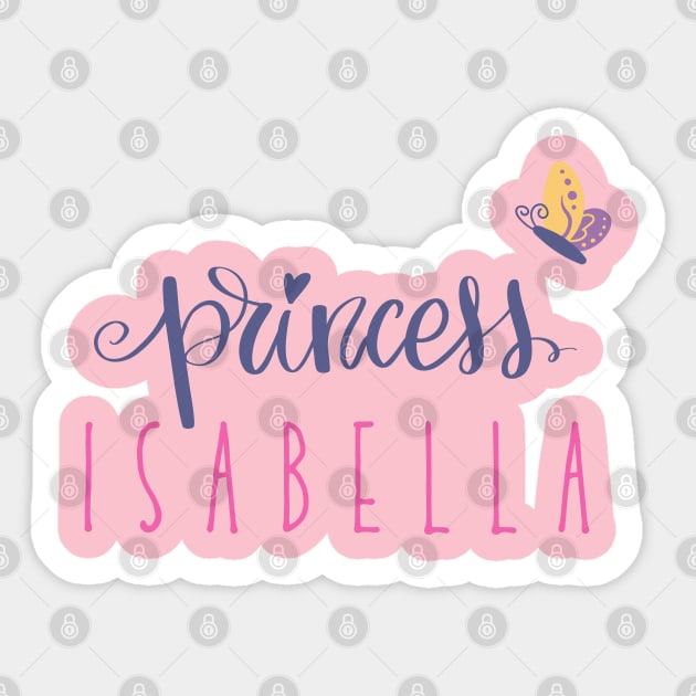 Princess Isabella Sticker by PortDeco2022